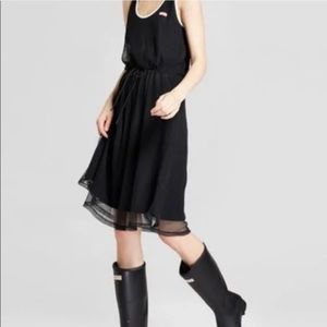 Hunter x Target Black Mesh A-Line Sleeveless Dress Size XS